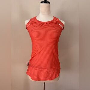 Adidas by Stella McCartney Red Striped Tank Top